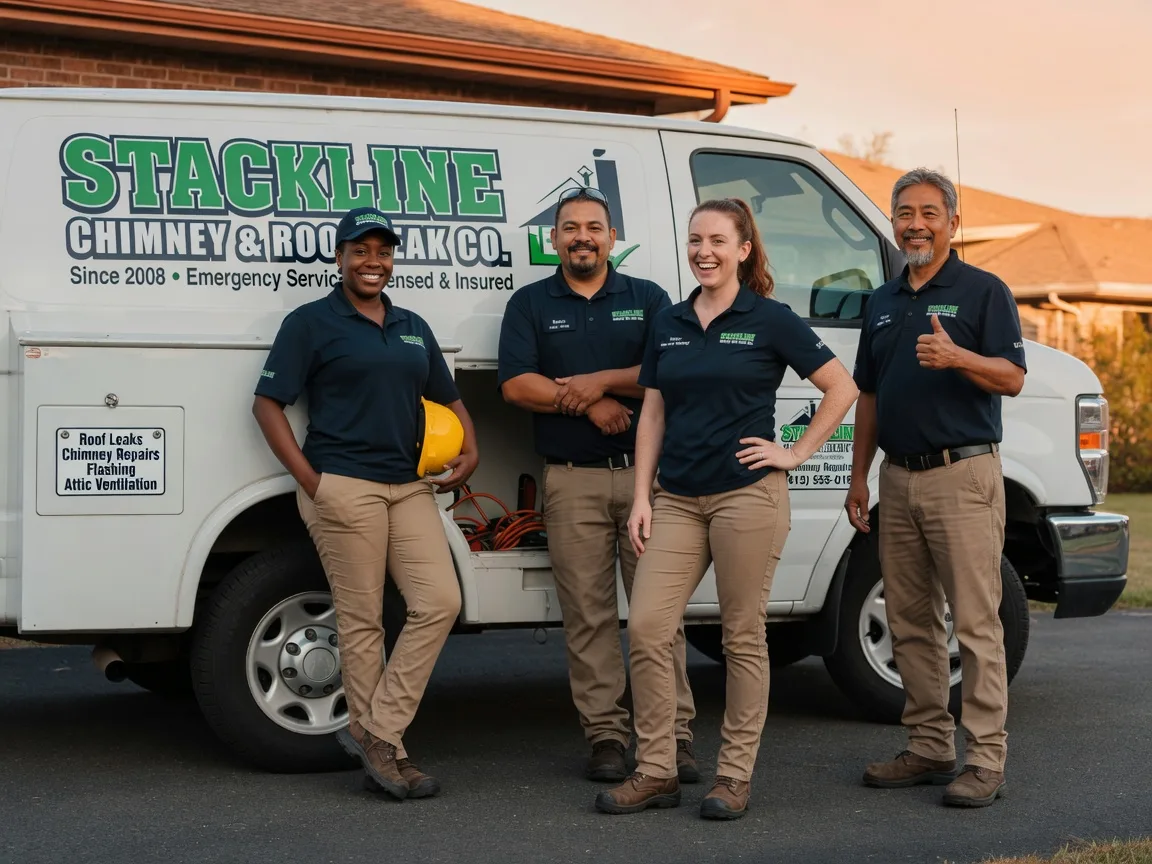 Chimney flashing repair company in Mccracken, KS
